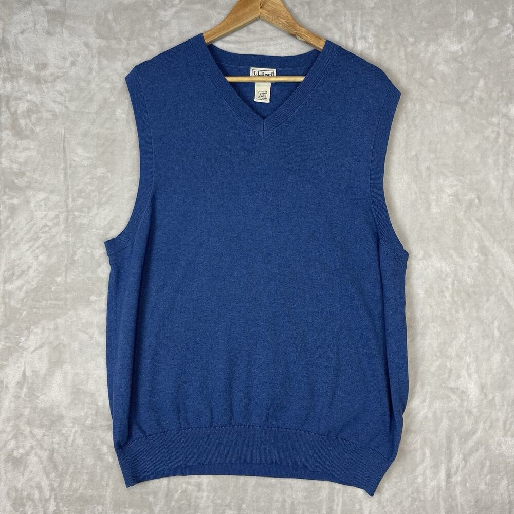 L.L.Bean Cashmere Blend Sweater Vest Vintage 90s Mens XL Preppy Vintage Academia